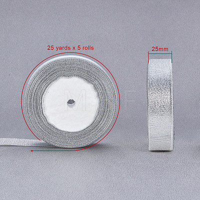 Glitter Metallic Ribbon OCOR-T001-25mm-YC-1