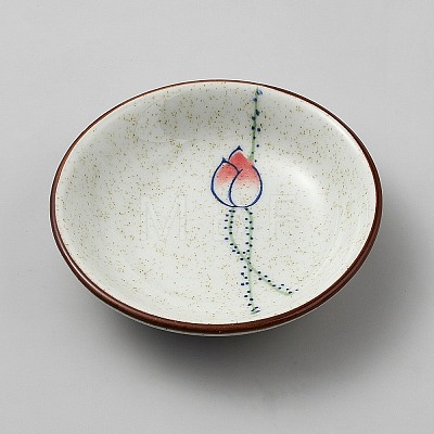 Porcelain Ink Dish AJEW-WH0709-416D-1