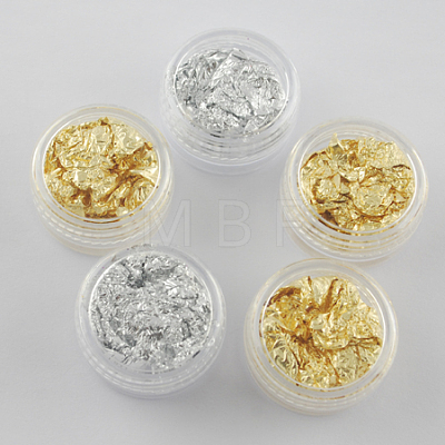 Gold and Silver Foil AJEW-R017-04-B-1