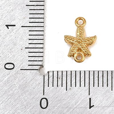 Ocean Theme 304 Stainless Steel Connector Charms SA-CBA2B73-12G-A-1