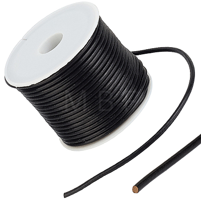 5M Round Cowhide Leather Cord WL-CL0001-34-1