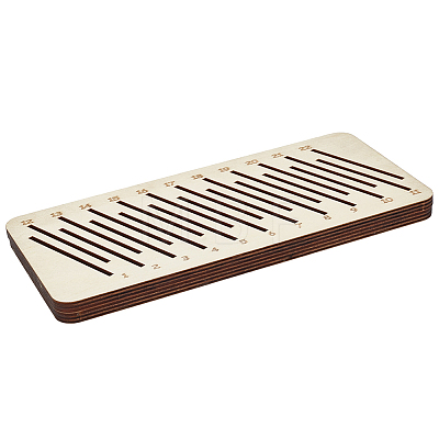 Wood Sewing Thread Winding Boards AJEW-WH0473-50-1