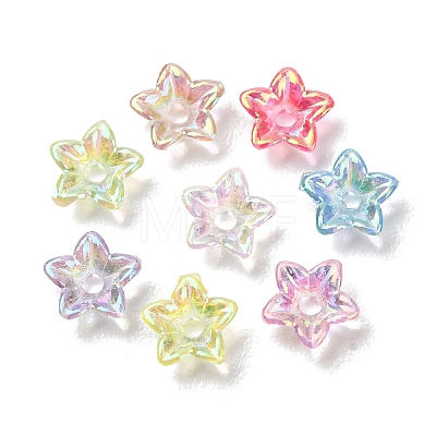 Transparent Acrylic Bead Caps AC-CBA1E6C-06C-1
