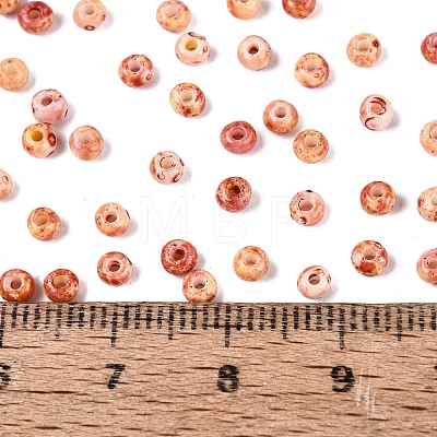 Picasso Glass Seed Beads GL-N001-01B-08-1