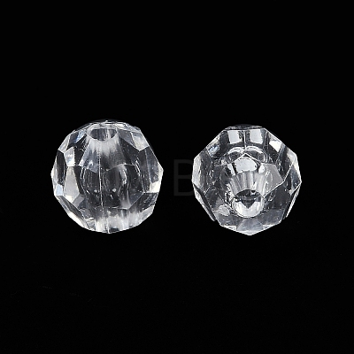 Transparent Acrylic Beads OACR-Q015-02B-1