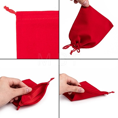 Rectangle Velvet Pouches X1-TP-R002-10x12-04-1