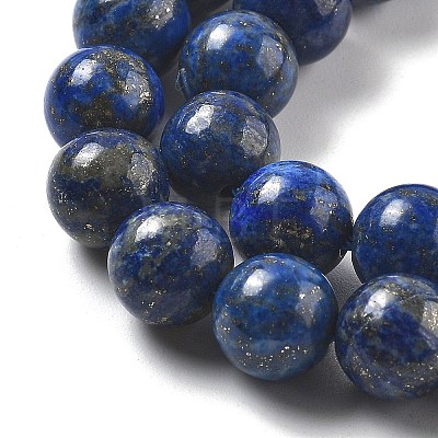 Natural Lapis Lazuli Beads Strands G-P348-01-8mm-1