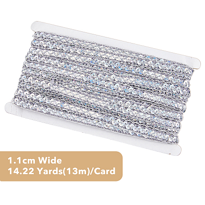 Sparkle Metallic Polyester Ribbon OCOR-WH0060-61A-1