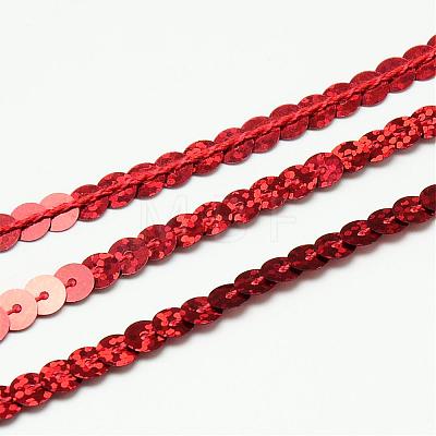 Eco-Friendly Plastic Paillette Beads PVC-Q087-6mm-50103-1