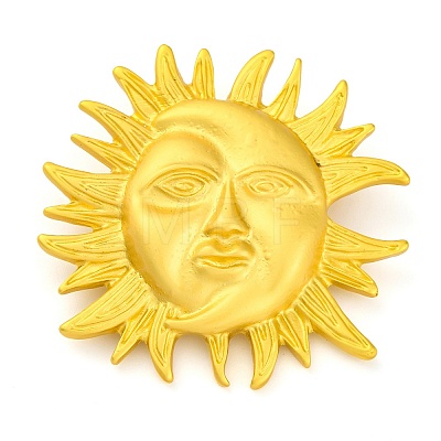 Sun God Brooch Pin JEWB-Z031-10G-1