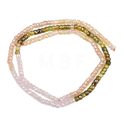 Cubic Zirconia Beads Strands ZIRC-P125-2x3mm-30-1