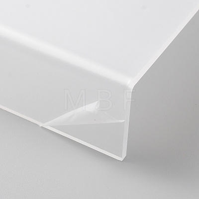 5Pcs 5 Sizes Acrylic Display Risers ODIS-WH0017-092-1