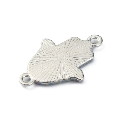 Alloy Enamel Connector Charms ENAM-CJC0006-51B-1