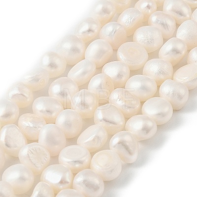 Natural Cultured Freshwater Pearl Beads Strands PEAR-P064-19J-02B-1