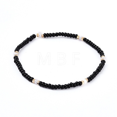 Glass Seed Beads Stretch Bracelets BJEW-JB06294-04-1