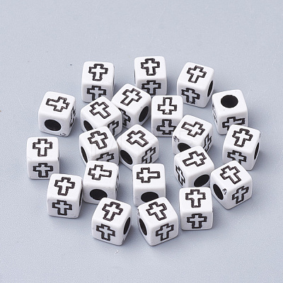 Craft Style Acrylic Beads MACR-Q226-01D-1