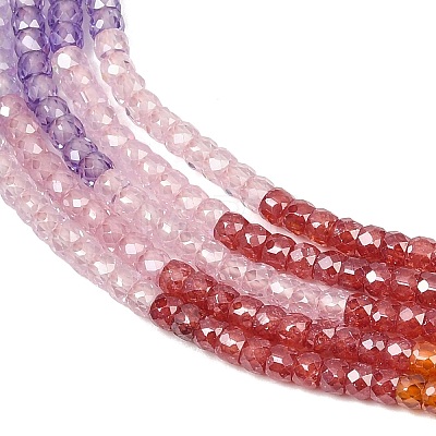 Cubic Zirconia Beads Strands ZIRC-P125-2x3mm-12-1