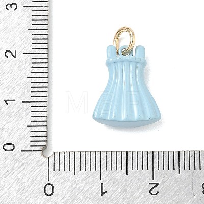 Brass Enamel Pendants KK-CBA1122-01G-05-1