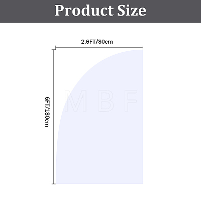 Cloth D-shaped Arch Backdrop Cover for Birthday Party Wedding Baby Shower Decorations DIY-WH20079-043A-1