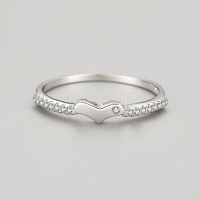 925 Sterling Silver Micro Pave Cubic Zirconia Finger Rings for Women FS-WGD3007-05-1