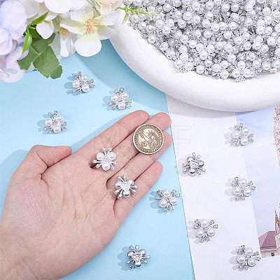 120Pcs Alloy Resin Cabochons ALRI-ME0001-04P-1