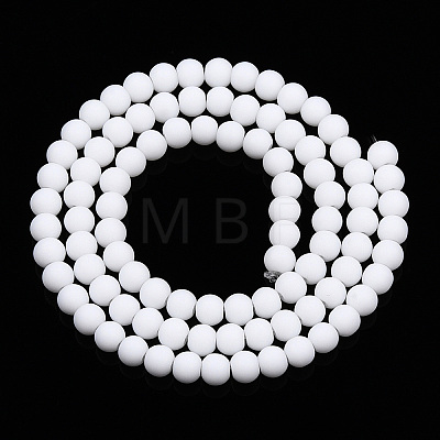 Opaque Glass Beads Strands GLAA-T032-P4mm-MD02-1