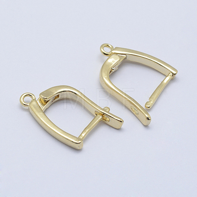 Brass Hoop Earrings X-KK-F728-06G-B-NF-1