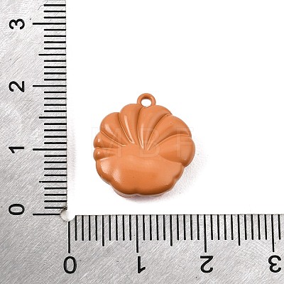 Spray Painted Alloy Pendants AL-CBAD39A-01D-1