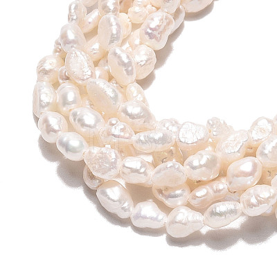 Natural Cultured Freshwater Pearl Beads Strands X-PEAR-N014-03H-01-1