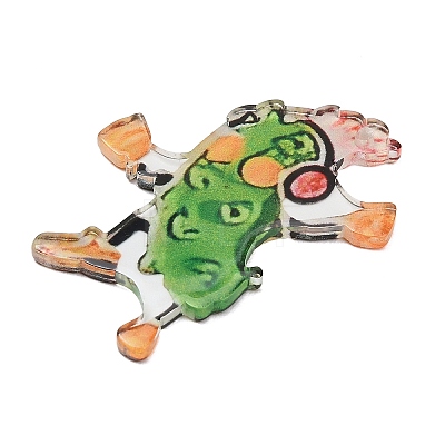 Printed Acrylic Pendants OACR-A046-02A-1