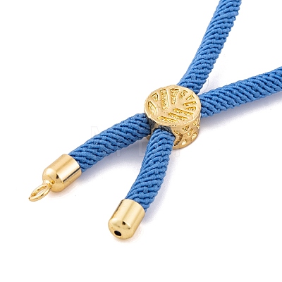 Nylon Cords Bracelet Makings Fit for Connector Charms AJEW-P116-01G-26-1