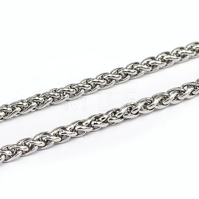 304 Stainless Steel Wheat Chains CHS-L001-30-3mm-1