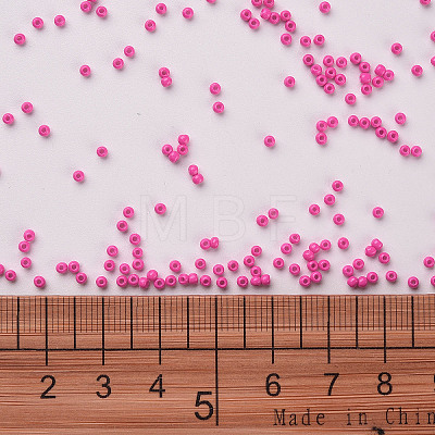 11/0 Grade A Baking Paint Glass Seed Beads X-SEED-N001-A-1043-1