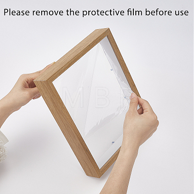 MDF Composite Wood Photo Frame Stand for Dried Flower DJEW-WH0028-057B-1