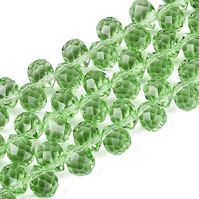 Transparent Glass Beads Strands GLAA-Q116-01A-B09-1