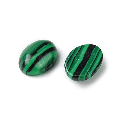 Synthetic Malachite Cabochons G-A094-01B-41-1