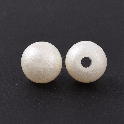 ABS Plastic Imitation Pearl Beads KY-F019-07A-1