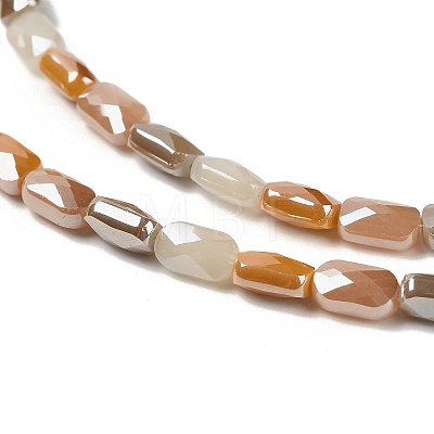 Electroplate Glass Beads Strands EGLA-P065-02A-03-1