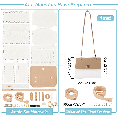 DIY Bag Purse Making Kits DIY-WH0308-365A-1