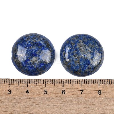 Natural Lapis Lazuli Cabochons G-H1596-FR-25mm-02-1