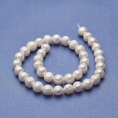 Natural Cultured Freshwater Pearl Beads Strands PEAR-P060-24A-01-1