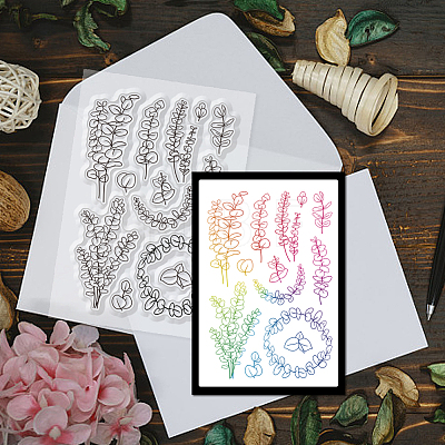 Custom PVC Plastic Clear Stamps DIY-WH0618-0187-1