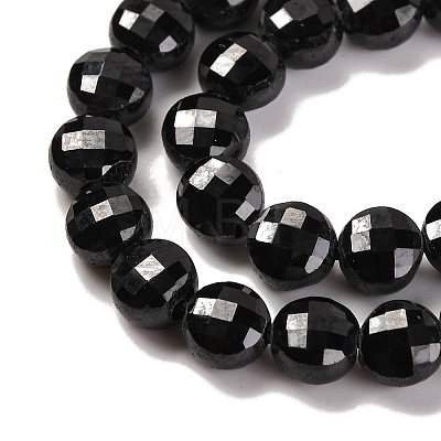 Natural Black Spinel Beads Strands G-F770-B01-01-1