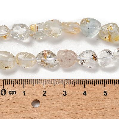 Natural Topaz Beads Strands G-P497-01E-53-1