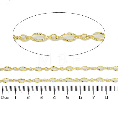 Rack Plating Brass Link Chains AJEW-Q150-06G-02-1