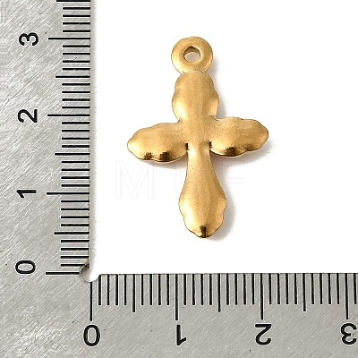 304 Stainless Steel Enamel Pendants STAS-G386-05G-1
