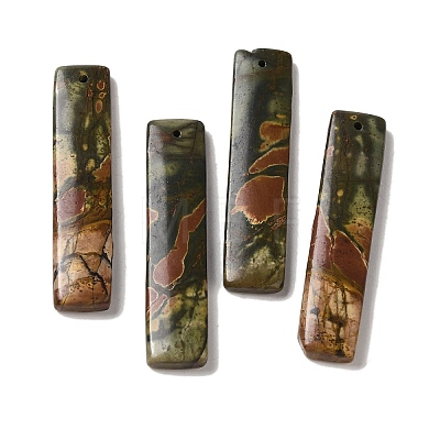 Natural Picasso Jasper Pendants G-Q161-07A-1