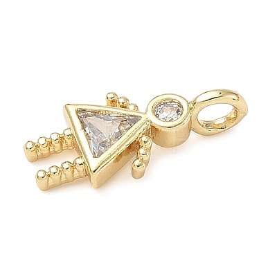 Brass Micro Pave Cubic Zirconia Pendants LS-ZIRC-I356-17G-B01-1