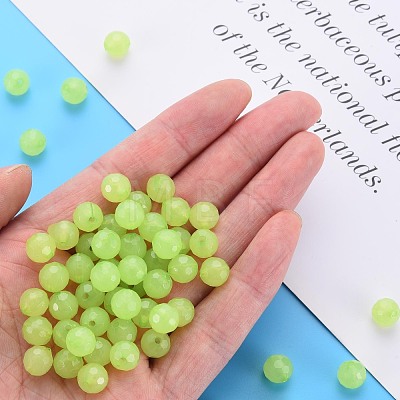 Transparent Acrylic Beads TACR-S154-62E-06-1