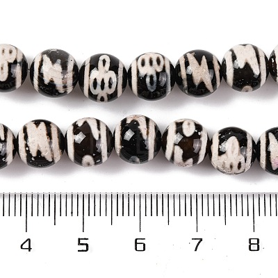 Tibetan Style dZi Beads G-U006-06K-02-1